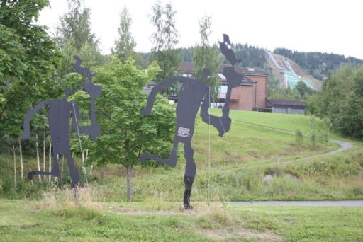 De Olympische schans in Lillehammer.