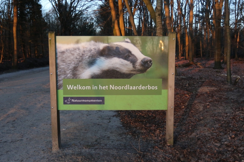 Bord Natuurmonumenten Noordlaarderbos