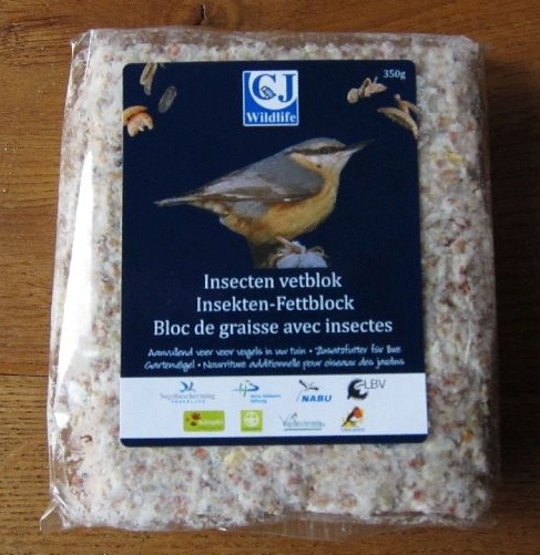 Vetblok met Insecten